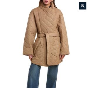 NIB LAMARQUE Tan Quilted Women's Jacket (XS/S)